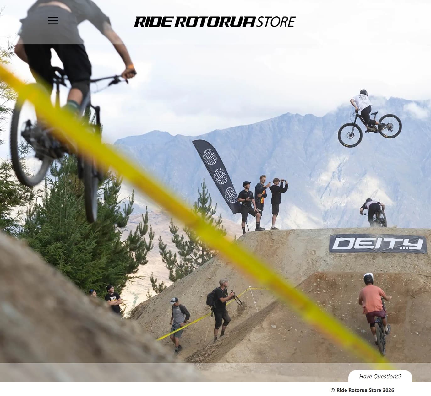 Ride Rotorua Store Website