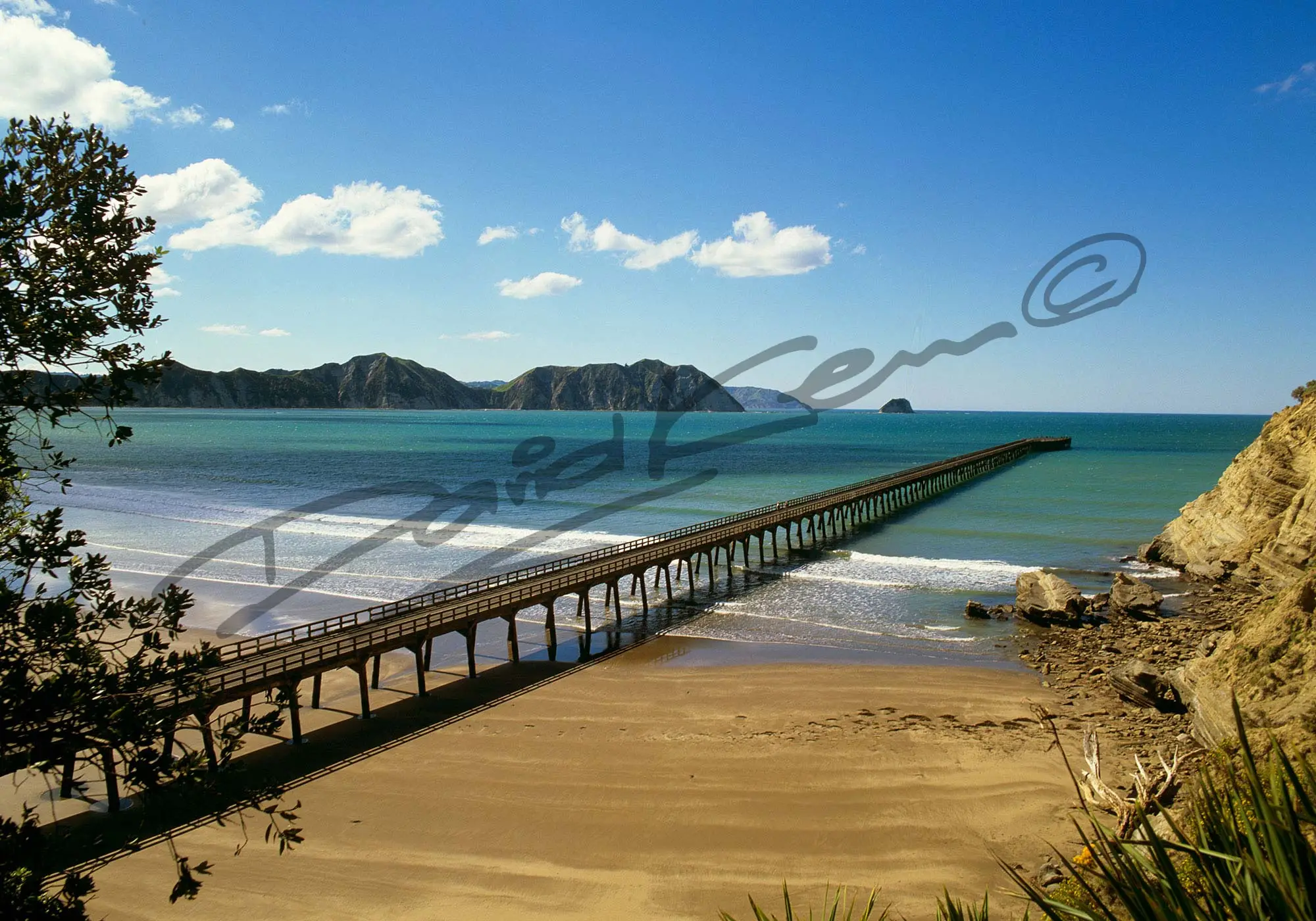 NZ In Pictures - Tologa Bay Wharf